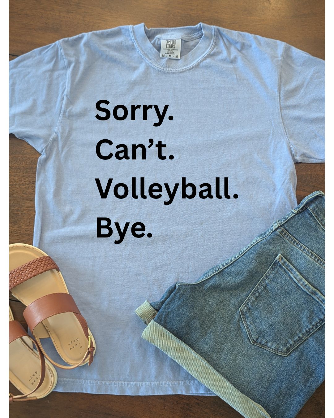 Sorry. Can't. Volleyball. Bye.